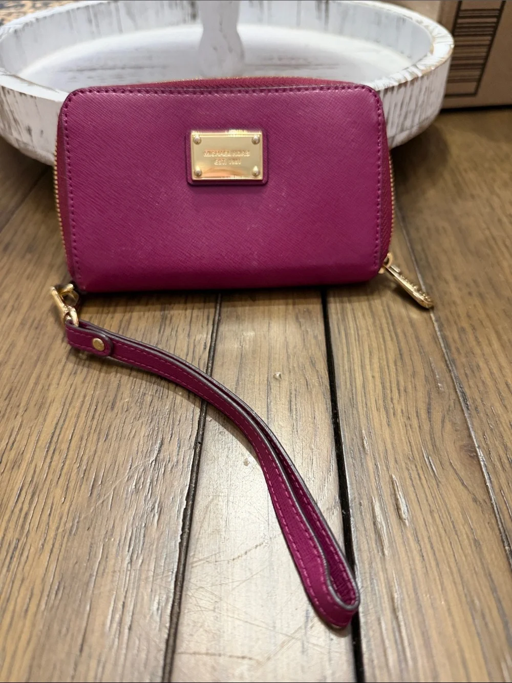 Michael Kors Fuchsia Wristlet Wallet
